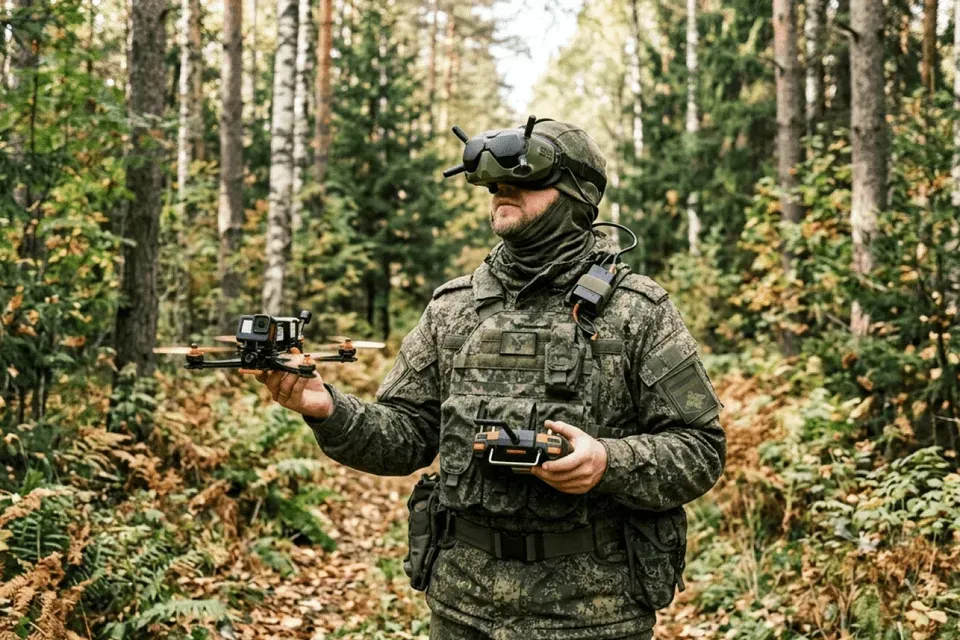 Оператор БПЛА FPV-типа